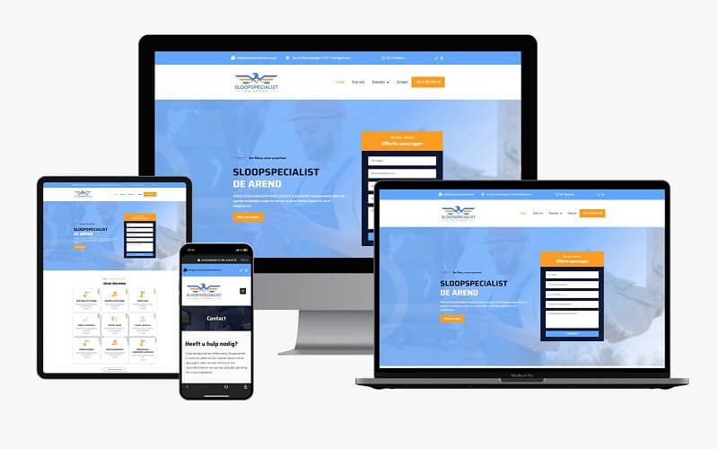 Lets Go Marketing website design en ontwikkeling