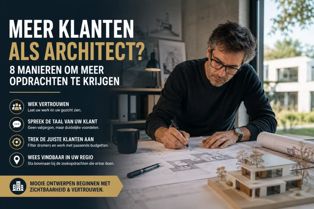 meer klanten als architect krijgen