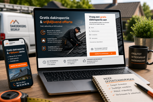 Hoe krijgt een dakdekkersbedrijf meer offerteaanvragen?