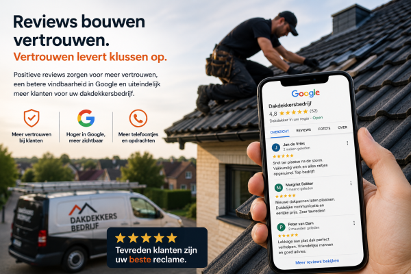Waarom reviews zo belangrijk zijn voor dakdekkers