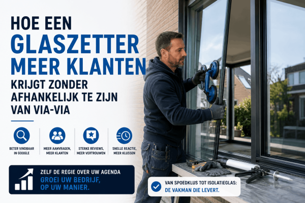 De perfecte websitestructuur voor glaszetters
